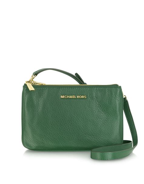 Michael Kors green crossbody purse